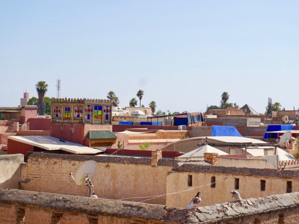 Blick über die Dächer von Marrakesch